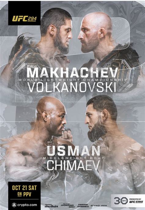 UFC Wedden: UFC 294 Voorbeschouwingen, wedtips beste odds .